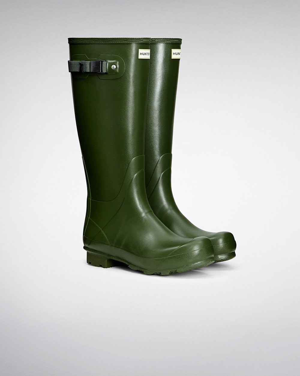 Galochas Altas Hunter Homem Verdes - Norris Field - 84KHPIXZB